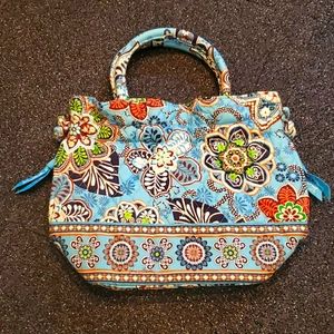 Vera Bradley Bali Blue Small Drawstring Purse